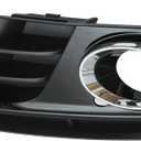 X AUTOHAUX 8R0807681M Front Left Driver Side Fog Light Grille Cover Trim for Audi Q5 8R0 2013-2017