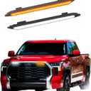 Led Gril Grille Lights for 2022 2023 2024 2025 Toyota Tundra trd-off Road Sport Grills led Bar Turn Signal Lights For Tundra trd accessories (Sport-Tundra-DRL)