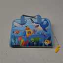 Montessori Busy Board for Toddlers  8-in-1 Marine Animal Activity Book with 26 Montessori Skills, Travel Toy for Airplane & Car  Educational Gift for Kids