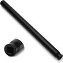 3 Ton Trailer Jack Handle Replacement, Heavy Duty Steel Hydraulic Floor Jack Handle Lever,Square Connector for Automotive Car Trailer Jack Repair Tool