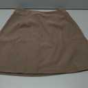Timormode Mini Skirts for Women High Waisted Corduroy A Line Skirt 2026 Basic Casual Spring Pencil Skirts TMS8012 Brown M