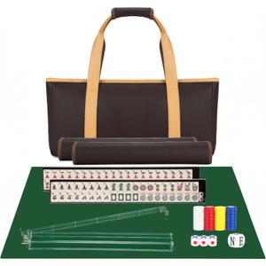 PiPiCat 2026 American Mahjong Tile Set, 166 Acrylic Game Tiles, 52.5*26*8CM
