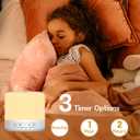 Easysleep Soundbar Speakers White Noise Sound Machine with 30 Sounds 12 Night Light 32 Volume 3 Timers Portable Sleep Machine for Office Travel Noise Canceling Lullaby & Rain Sound for Baby, Adults