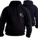 J.A.G. Motorcycle Protective Hoodie for Men Armored Riding Jacket w/Aramid Lining for impact | All-Season Hoodie Sweater, XXL