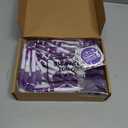 Lyrow 250 Pieces Domestic Violence Awareness Bumper Stickers Silicone Ribbon Wristbands Purple Ribbon Pins Breast Cancer Breast Cancer Awareness Pen for Accessories