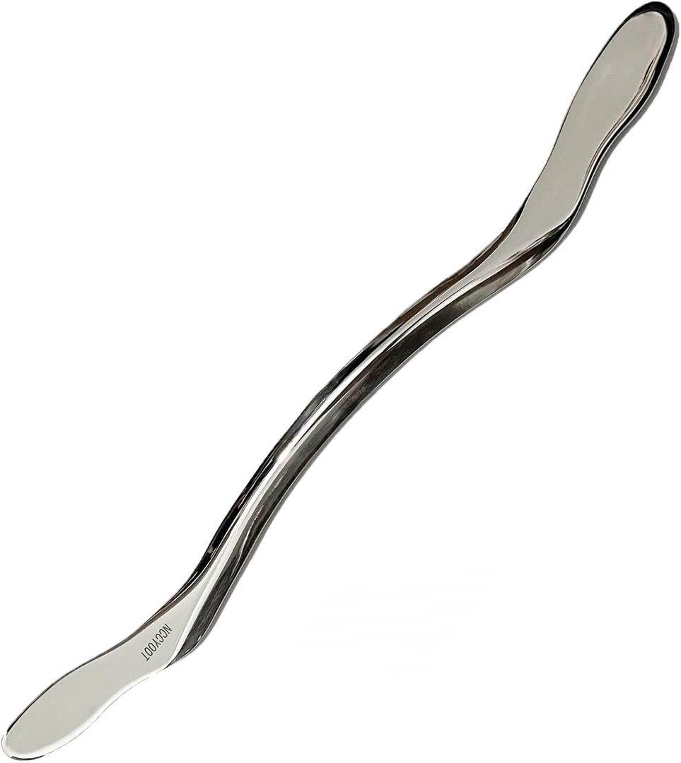 Gua sha Tool gua sha Stainless Steel iastm Tool Gussha Massage Tool Muscle Scraping Tool for Soft Tissue Therapy and Reduce Arms,Back, Legs, Neck Muscle Pain(T)
