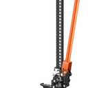 VEVOR Farm Jack 48 inch Utility High Lift, 7000 lbs Capacity Ratcheting Off Road Jeep Jack, Heavy for Tractor, Truck, SUV, Bumper Lift, Orange
