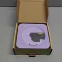 MICOCIOUS Portable CD Player with Bluetooth Desktop CD Player for Home CD Music Players with Remote Control,Timer,Built-in Dual Speakers with LED Display Home Audio Boombox FM Radio (Purple)