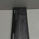 Wireless Mouse and Keyboard Combo, Silent Full-Size Computer Keyboard with Calculator Button, 2400 DPI Mouse, Quiet Click, Slim Cordless USB Set for Laptop PC Windows Mac - Space Grey
