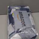 DriftAway Buffalo Plaid Blackout Curtains Linen Textured Farmhouse Double Layer Thermal Insulated Yarn Dyed Woven Checkered Gingham Grommet Drapes for Living Room 2 Panels Each 52W x 84L Navy Blue