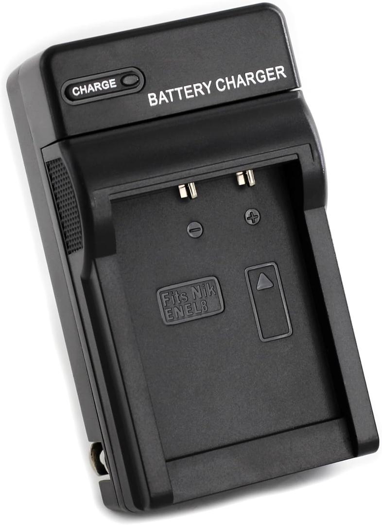 Norifon EN-EL8 Wall Charger for Nikon Coolpix S52c, P1, P2, S1, S2, S3, S5, S50, S50c, S51, S51c, S52, S6, S7, S7c, S8, S9 and More with Foldable Plug