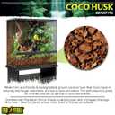 Exo Terra Coco Husk Brick, 8 QT (8.8 L) Natural Coconut Fiber Terrarium Substrate for Reptiles, Amphibians & Tropical Enclosures