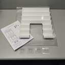 Shelf for Tonie Applied to IKEA KALLAXMagnetic Storage Organizer Holds 50+ Figures & Box from Toniebox| White Kids' Shelf with Secure Magnetic Hold & Side Cut-Out | Perfect for Kids (Without Cut-Off)