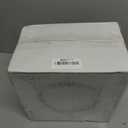 bUCLA 100PCS White Plastic Plates-10.25inch Disposable Dinner Plates-Premium Party&Wedding Plates