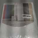 AmazerBath Extra Long Shower Curtains 84 Inches Tall, Waffle Shower Curtain White Heavy Duty, Extra Tall Shower Curtain Fabric, Hotel Quality Bathroom Shower Curtains, 72x84 Inches