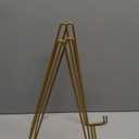 TR-LIFE 16 Inch Gold Metal Plate Stand (2 Pack) - Heavy Duty Display Stand for Extra-Large Plates, Frames, Platters and Art