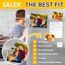 2 x Small Magnets for Crafts with Adhesive Backing 0.8 x 0.8 in - Pack of 120 Self Sticky Magnetic Dots Peel and Stick - Cut Square Magnet Stickers for Fridge, DIY, Classroom