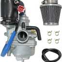 Carburetor Fit for Polaris Scrambler Predator sportsman 50 90 Fit for Can Am DS50 DS90 Fit for 2 stroke Dinli 50cc 70cc 90cc 100cc 110cc ATV Carb With 38 Air Filter