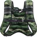ZELUS Weighted Vest, 16lb Weight Vest with Reflective Stripe for Workout, Strength Training, Running, Fitness, Muscle Building, Weight Loss, Weightlifting