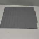 Silicone Dish Draining Mat, Eco Friendly Dish Drying Mat Kitchen Counter Anti-Skid and Heat Insulation Pad, Sink Drainer Mat with Dense Drainage Grooves (L (20"16"))