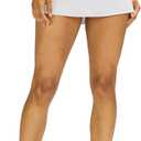 MEIVSO Women's Pleated Workout Tennis Skirts with Pockets Activewear Sports Skort Built-in Shorts White XS