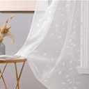 Deconovo Sheer Curtain 52x72, White