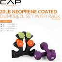 CAP Barbell Neoprene Dumbbell Weights Pairs & Sets | Multiple Colors