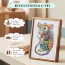 2 x Jekohor 60 Patterns Adult Coloring Book for Stress Relief - Easy to Complex Mandalas Animals Flowers and Funny Words- Travel Size 8 * 7 Inches - Relaxation Gift for Women Men Teens and Seniors