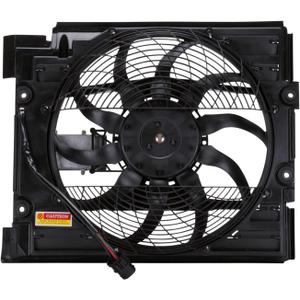 TYC 611240 Cooling Fan Assembly Compatible with 1999-2003 BMW 5 Series