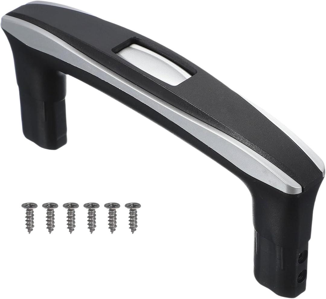 uxcell 1Pcs Luggage Telescopic Handle Replacement, Suitcase Handle Replacement Pull Grip for Telescopic Handle Repair Travel Accessories(Black, 6.1 Inch)