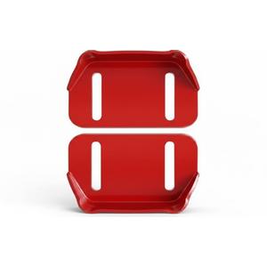 Replacement 784-5580 Slide Shoes Compatible with MTD 2 Stage Snowblower - Skid Shoes 784-5580-0637 Compatible with Troy Bilt Storm 2410 Snow Thrower, Craftsman 247 Series Yard Machines Snow Blowers (Red)