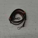 Allzedream Leather Purse Strap Replacement Crossbody Handbag Long Adjustable (Brown, Silver Hardware)