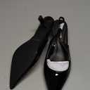 JENN ARDOR Sling back Heels for Women Low Heels Dress Shoes Kitten Pumps Dressy Heeled Sandals Wide Width Fashion Casual Shoes (8)