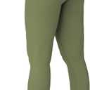 Sunzel Sunzfly Invisible Butt Scrunch Workout Leggings for Women, Butt Lifting High Waisted Gym Yoga Pants with Tummy Control (Green, L)