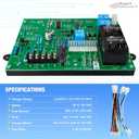 New Updated Furnace Control Board ICM282A Compatible for CEBD431012-01A, CEPL1311012-01, HK42FZ004, HK42FZ007, HK42FZ008, HK42FZ009, HK42FZ011,HK42FZ013, HK42FZ016, HK42FZ034, 325878-751
