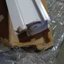 ChrisDowa Cordless Blackout Roller Shades for Windows, Striped Free-Stop Window Blinds with Privacy, Thermal Insulated Window Shades for Home, Office and Door. White, 70" W x 72" H