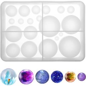 20-Cavity Sphere Molds for Resin, Sphere Resin Molds, Silicone Sphere Molds, Sphere Silicone Molds, Round Ball Resin Molds, Upgraded 3D Seamless Epoxy Molds, Round Silicone Molds for Resin 20-Cavity Sphere Molds for Resin, Sphere Resin Molds, Silicone Sphere Molds, Sphere Silicone Molds, Round Ball Resin Molds, Upgraded 3D Seamless Epoxy Molds, Round Silicone Molds for Resin