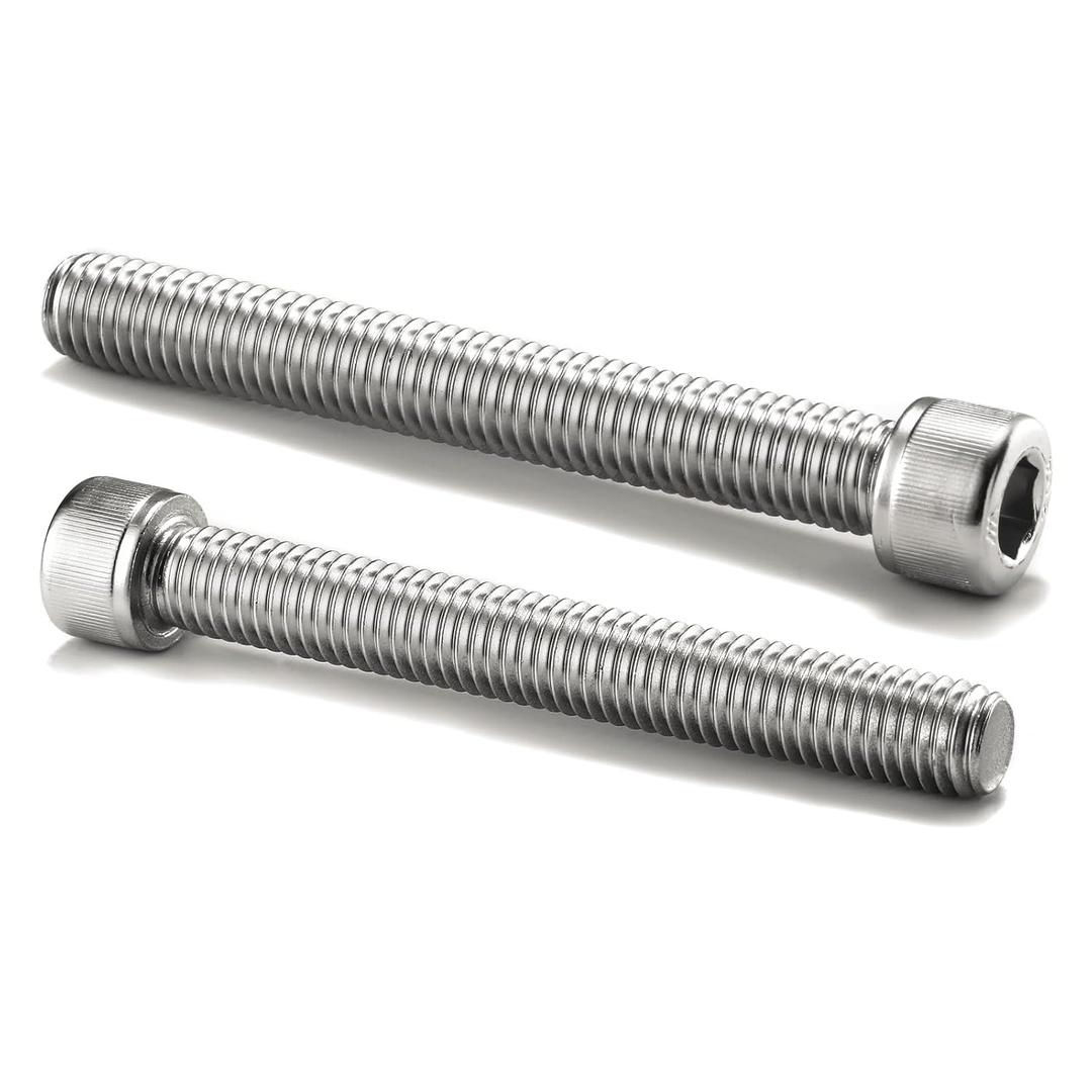 5/16-18 x 4" Socket Head Cap Screws Bolts, 20Pcs 304 Stainless Steel 18-8, Allen Socket Hex Drive, Full Thread, Bright Finish by SG TZH(with Hex Spanner)