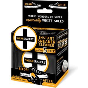 SneakERASERS Instant Sneaker Cleaner Sponge, Effective Shoe Cleaning for White Sneakers, Tennis Shoes -