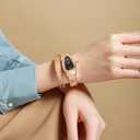 Gosasa Snake Bracelet Watch for Women, Elegant Bangle Wrist Watch with Flexible Wrap Strap Design, Fashion Jewelry Style Quartz Watch, Adjustable Cuff Watch for Dress & Gift