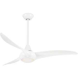 Minka-Aire F844-WH, Light Wave, 52" Ceiling Fan, White