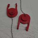 2pcs Silicone Flapper with Styrofoam Float Inside