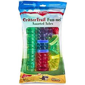 Kaytee CritterTrail Fun-nel 4-Piece Assorted Small Animal Habitat Tubes