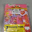 Sesame Street Unisex Toddler Potty Training Pants with Elmo, Cookie Monster and Big Bird with Stickers & Success Chart (4T)
