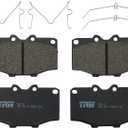 TRW Pro TRC0137 Disc Brake Pad Set For Toyota Pickup 1985-1988, Front, And Other Applications