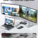 Silkland 20Gbps USB C Data Cable Right Angle, Short 1FT 90 Degree USB C 3.2 Gen 2x2 High Speed Data Transfer Cable, 5K/4K 60Hz Monitor Cable, 240W PD, Type C Data Compatible for SSD, Hub, Dock,eGPU