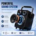 150W High-Power Karaoke Machine with 2 Wireless Microphones for Adults S200