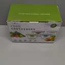 16oz Glass Meal Prep Containers, Airtight 2 Cup Glass Storage Containers with Lids, Heat-Resistant BPA-Free Borosilicate Glass Soup Container for Leftover, Microwave, Dishwasher & Freezer Safe (4 Packs)