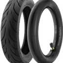 SYACHI 10x2.125 Tire with Inner Tube, Heavy Duty Replacement for Electric Scooter 10 inch Tires, Enhanced Grip and Reinforced Construction for Segway Ninebot F20, F25, F30, F40, F Series.