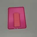 Clear Case with Stand for 7" All-New Kindle Paperwhite Cases 2024 (12th Gen) & Kindle Colorsoft Signature Edition | Anti-Yellowing, Ultra Slim Scratch-Proof Kindle Cover with Left-and-Right Hand Strap (C-Rose Red)